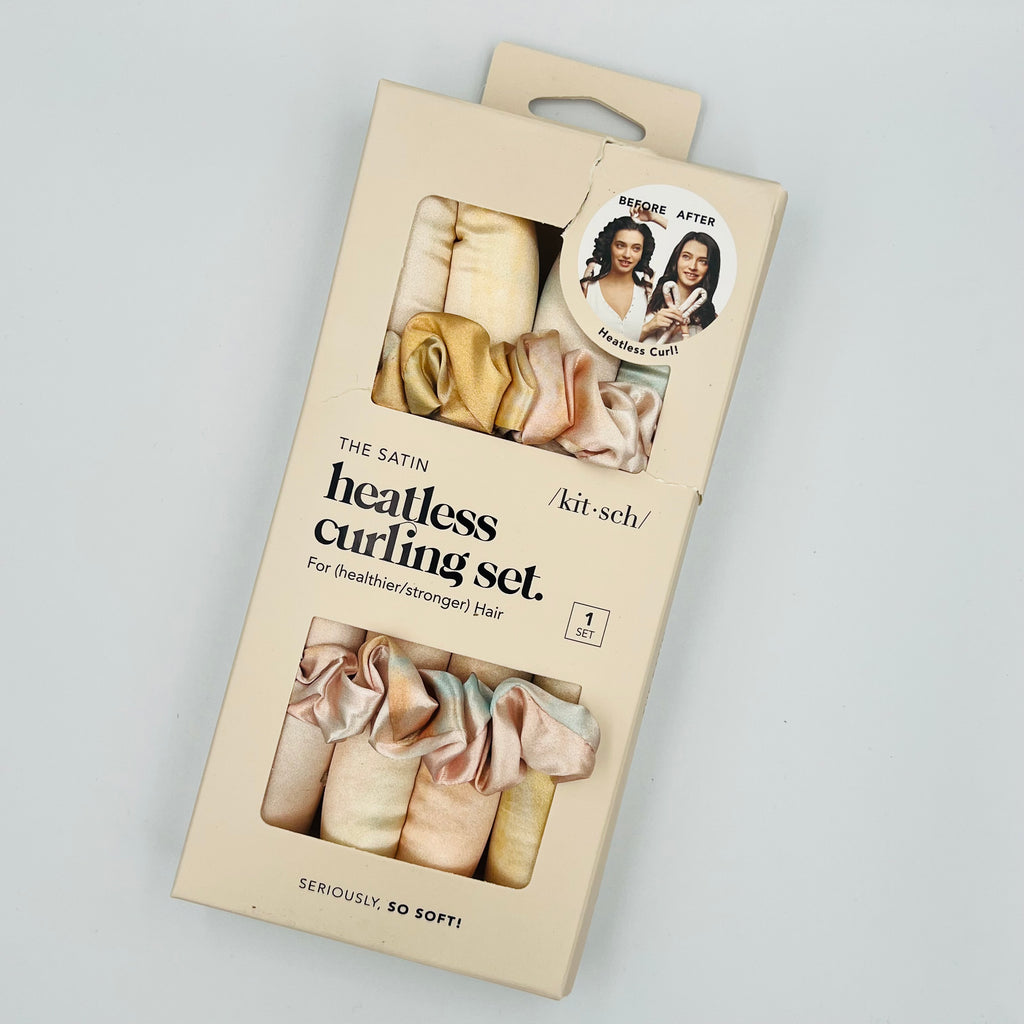 Satin Heatless Curling Set