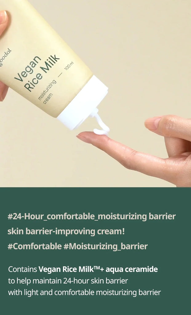 Vegan Rice Milk Moisturizing Cream