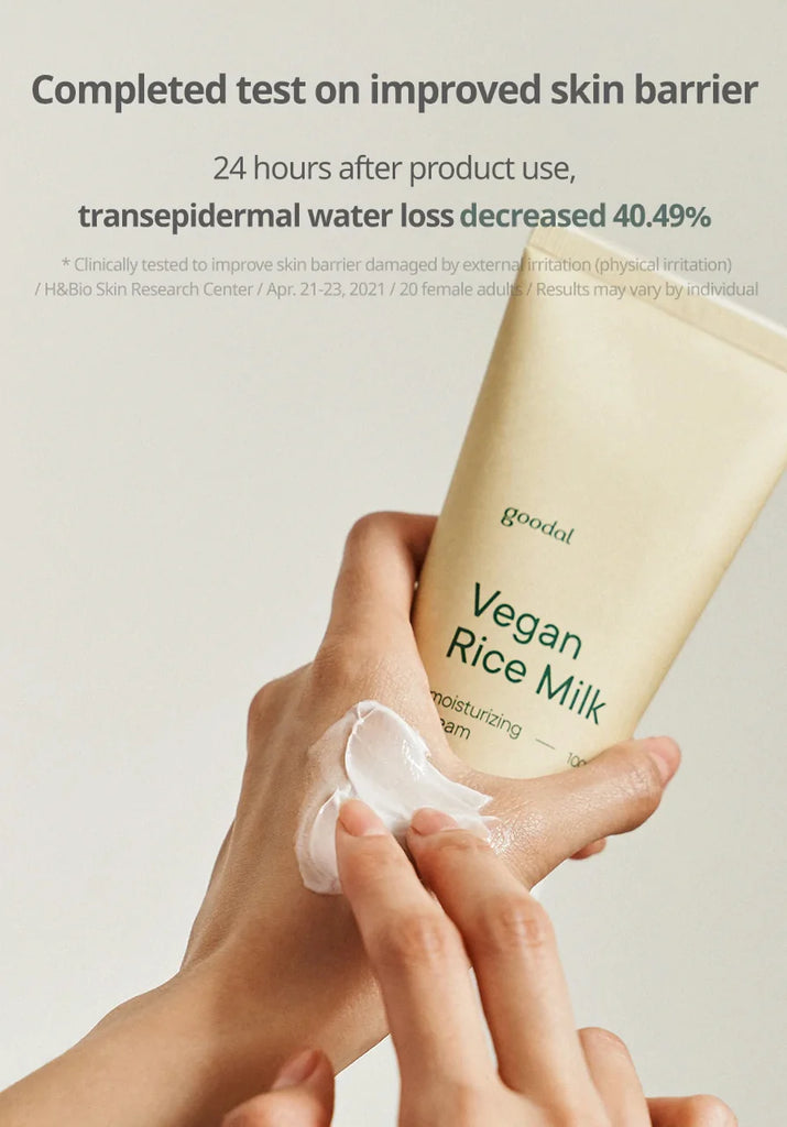 Vegan Rice Milk Moisturizing Cream