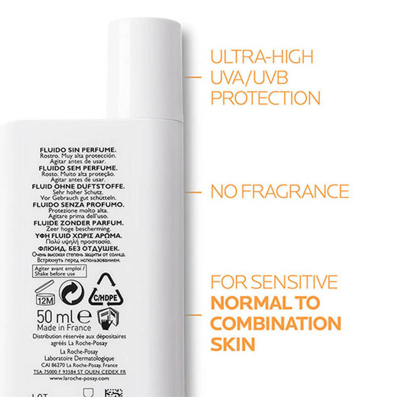 Anthelios UVMUNE 400 Invisible Fluid SPF50+ Sun Cream