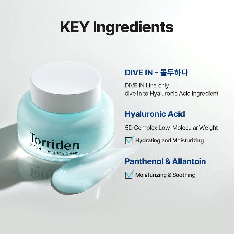 Dive-In Low Molecular Hyaluronic Acid Soothing Cream