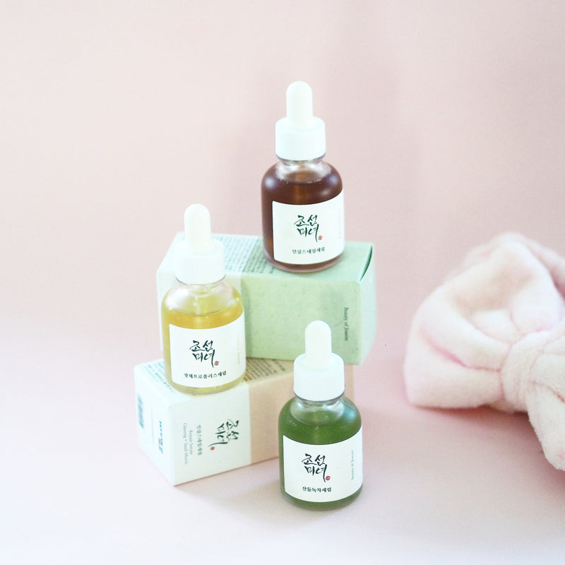 Calming, Glow, Repair, or Glow Deep Serum