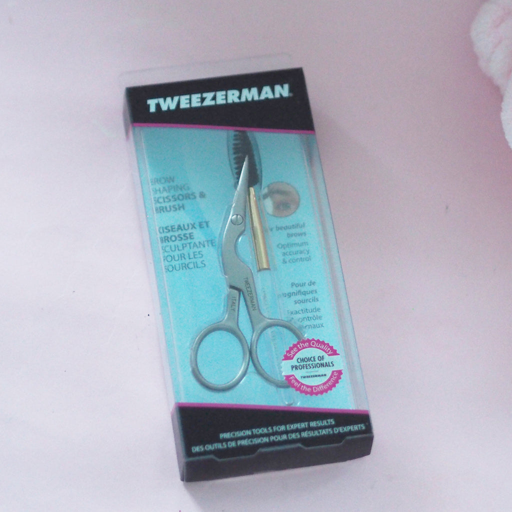 Tweezerman Brow Shaping Set, Scissors and Brush